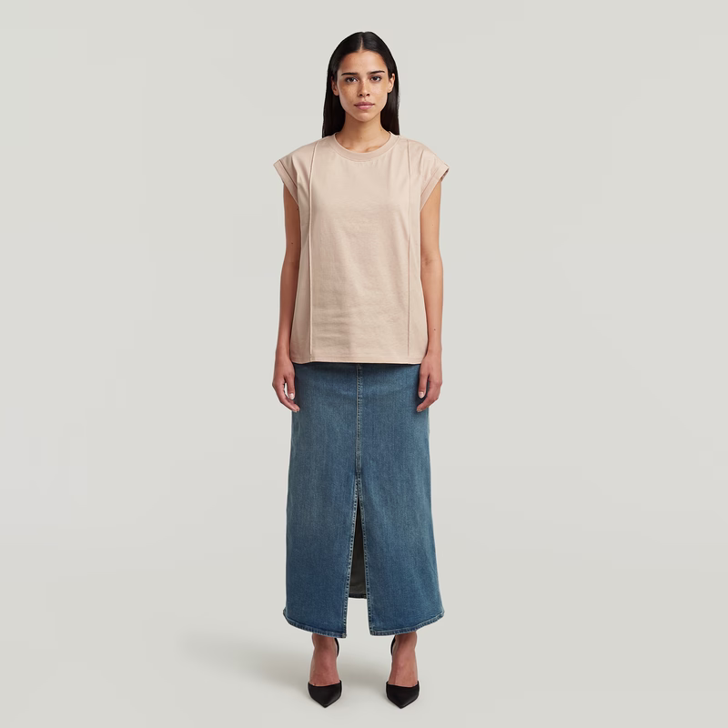 Constructed Loose T-Shirt