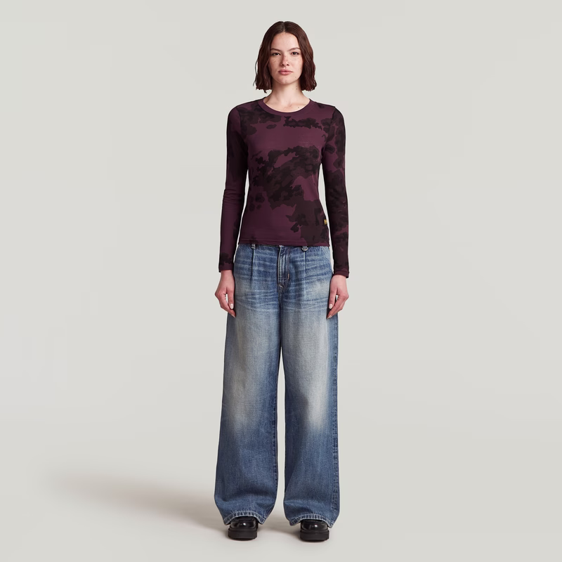 Allover Print Slim T-Shirt