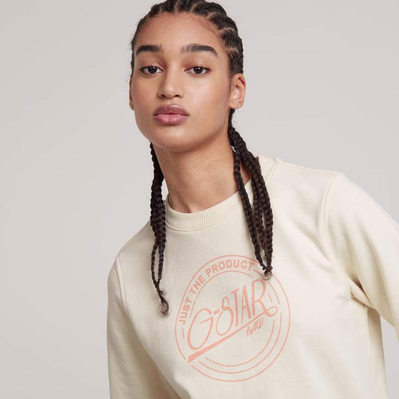 Large Logo Crew Sweater