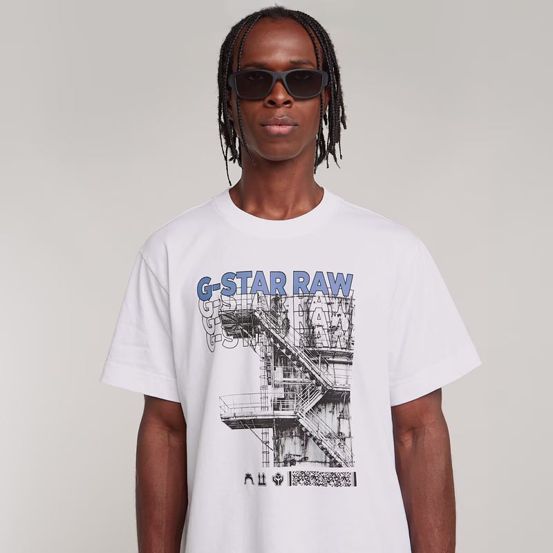 Stairs Graphic Loose T-Shirt