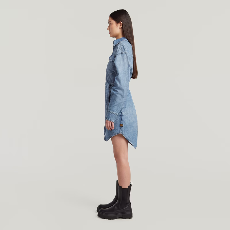 Belted Shirt Dress