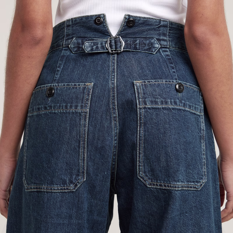 Barrel Utility High Loose Jeans