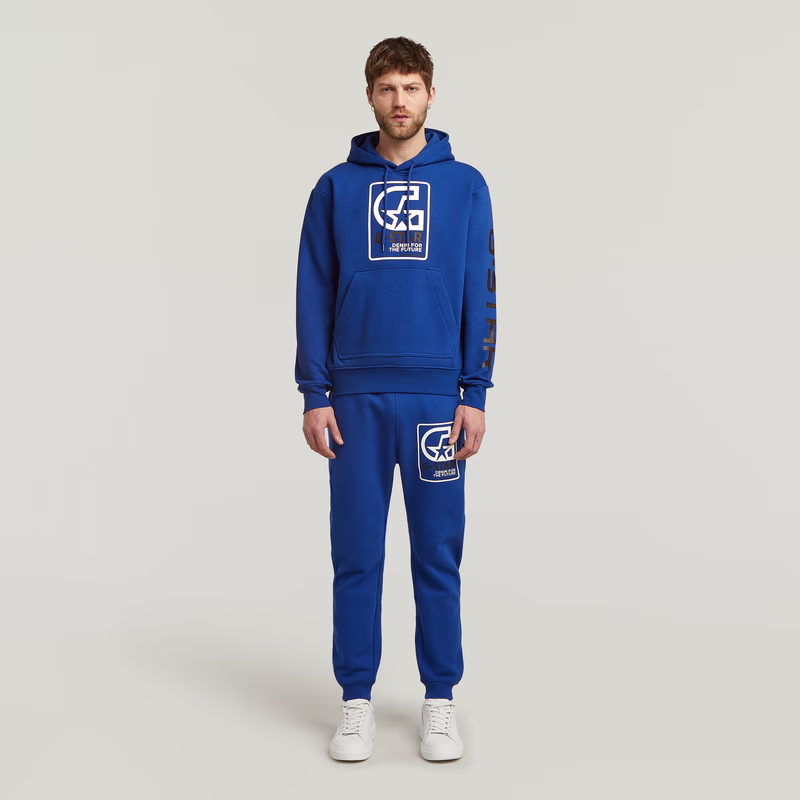 Multi Logo Graphic Sweat Pants