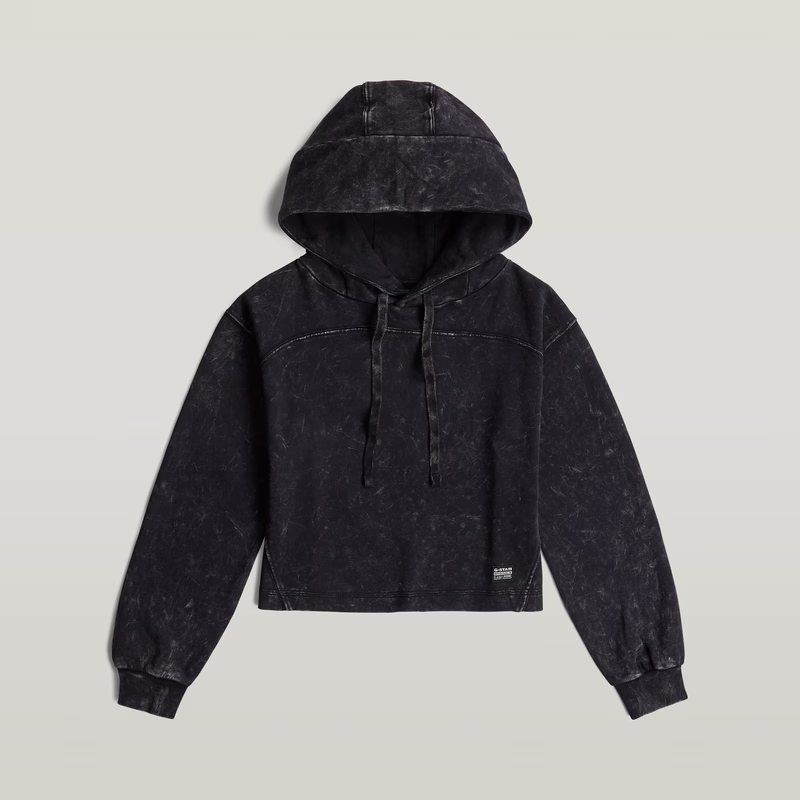 Overdyed Loose Hooded Sweater