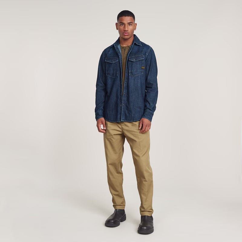 Slim Denim Shirt