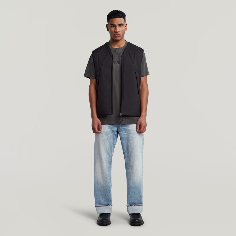 Multi Logo Overdyed Loose T-Shirt