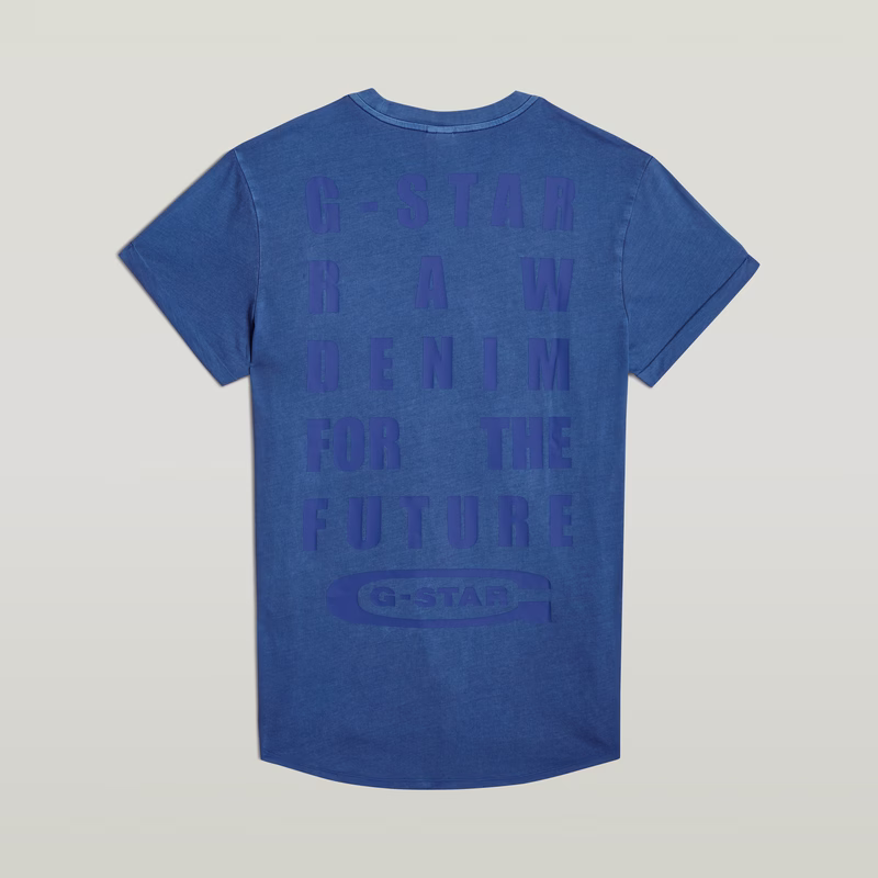Text Back Graphic Overdyed Lash T-Shirt