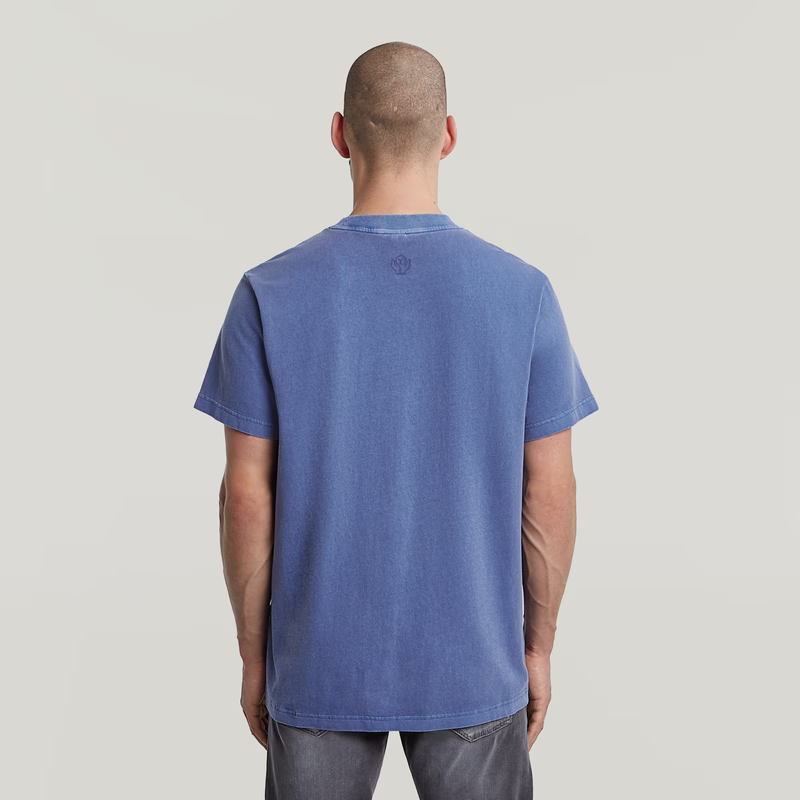 Multi Logo Overdyed Loose T-Shirt