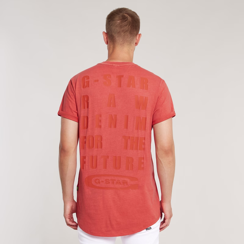 Text Back Graphic Overdyed Lash T-Shirt