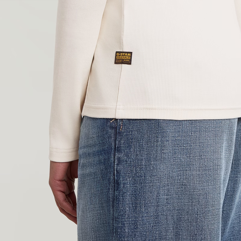 A-Line Slim Rib T-Shirt