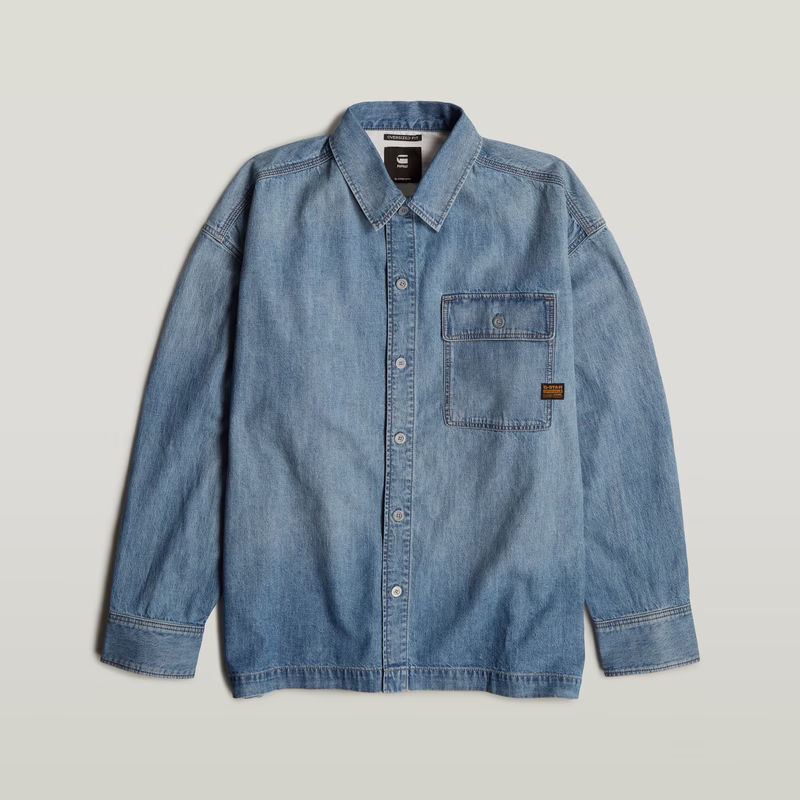 Boxy Flap Pocket Shirt