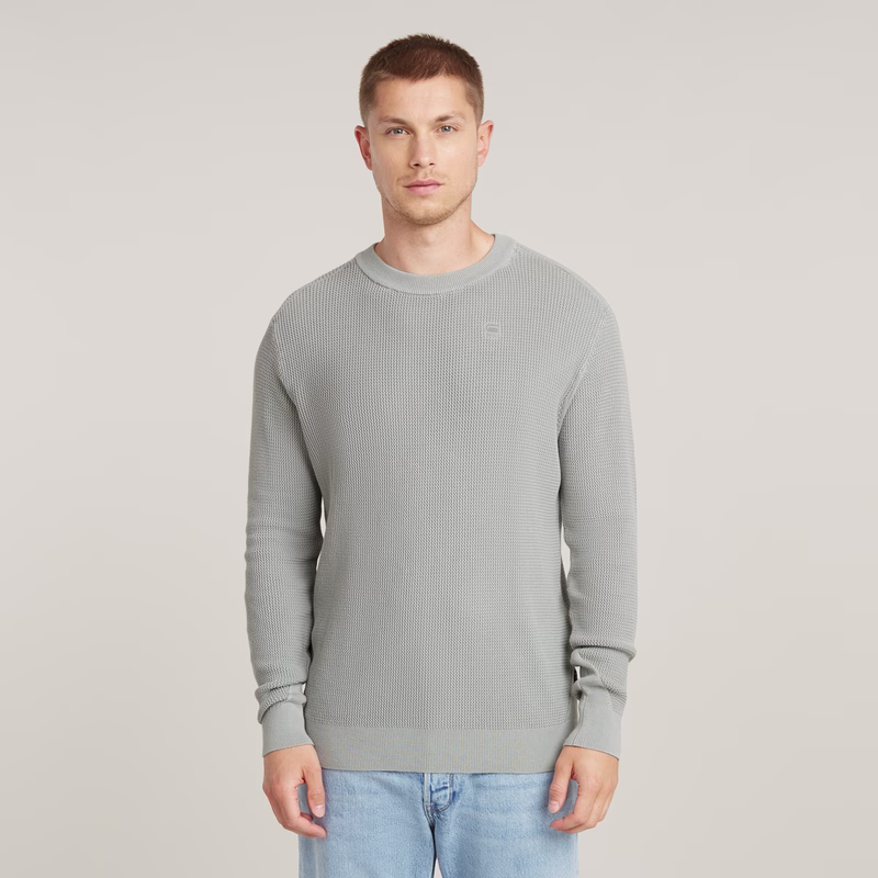 Serrated Knitted Sweater