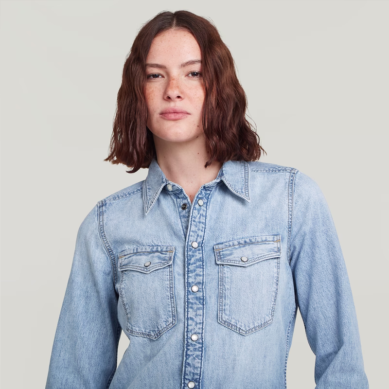 Slim Western Shirt