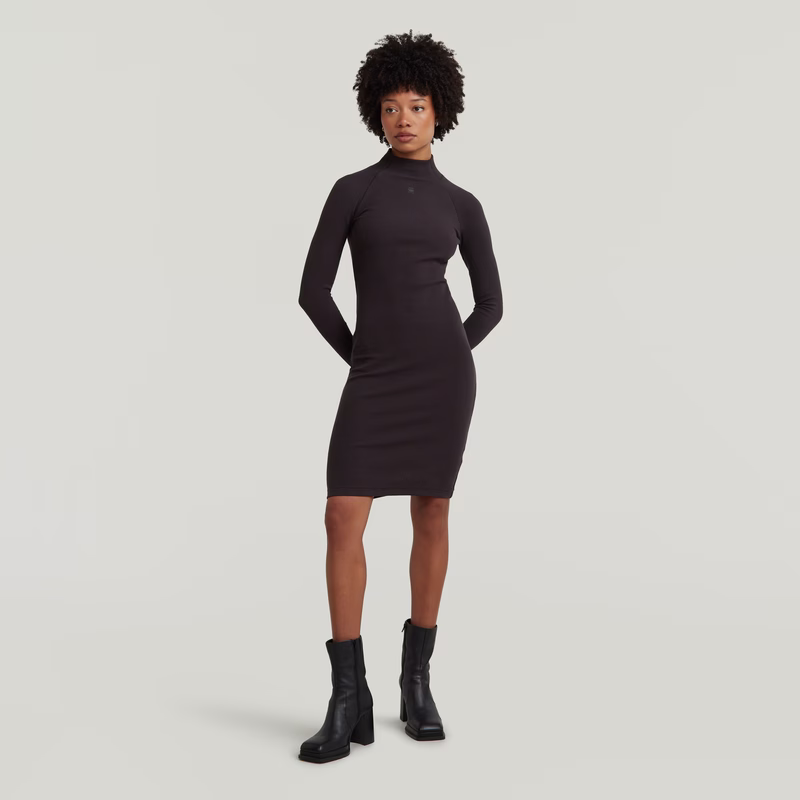 Rib Slim Dress