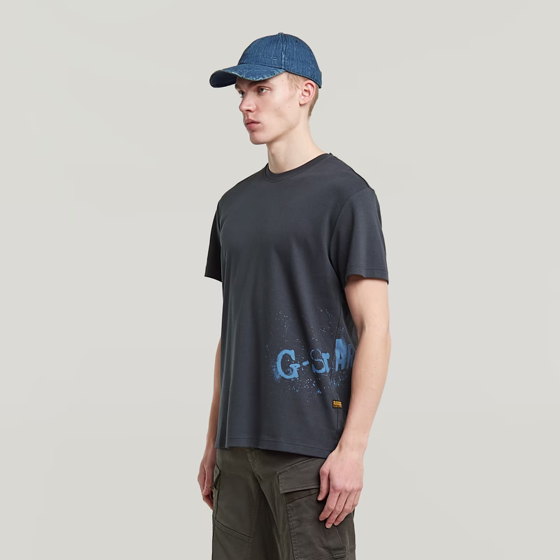 Sprayed Graphic T-Shirt