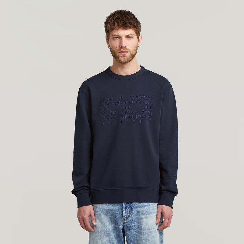 Text Graphic Sweater