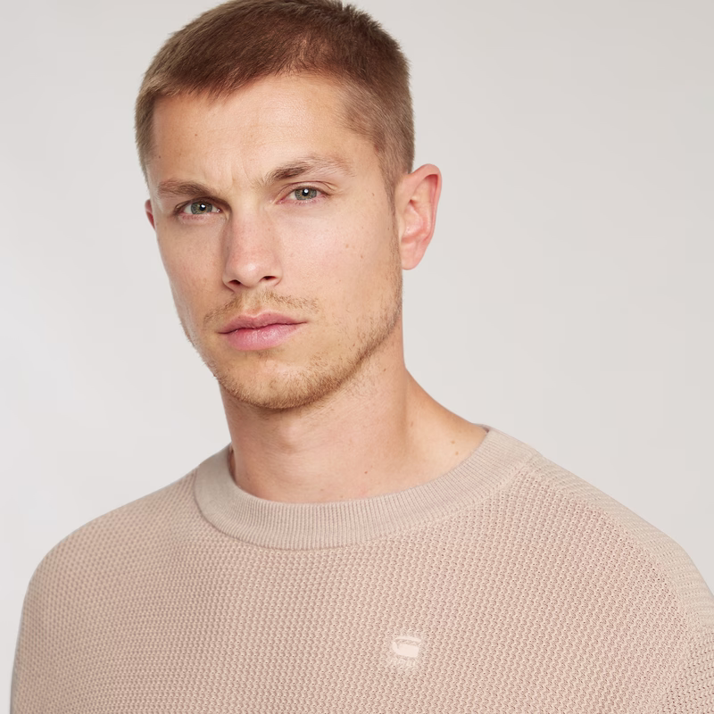Serrated Knitted Sweater