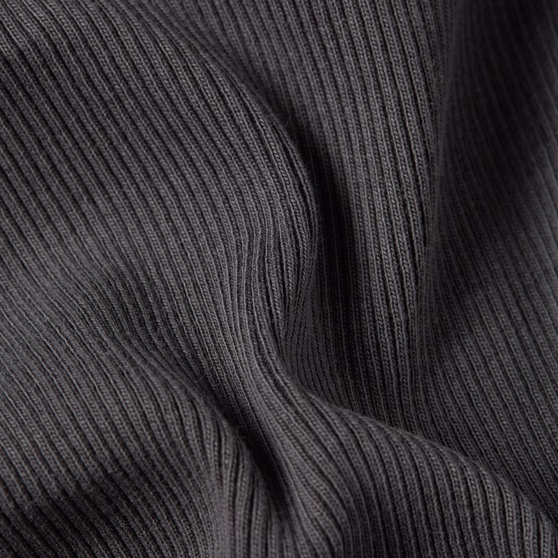 Washed Slim Rib Dress