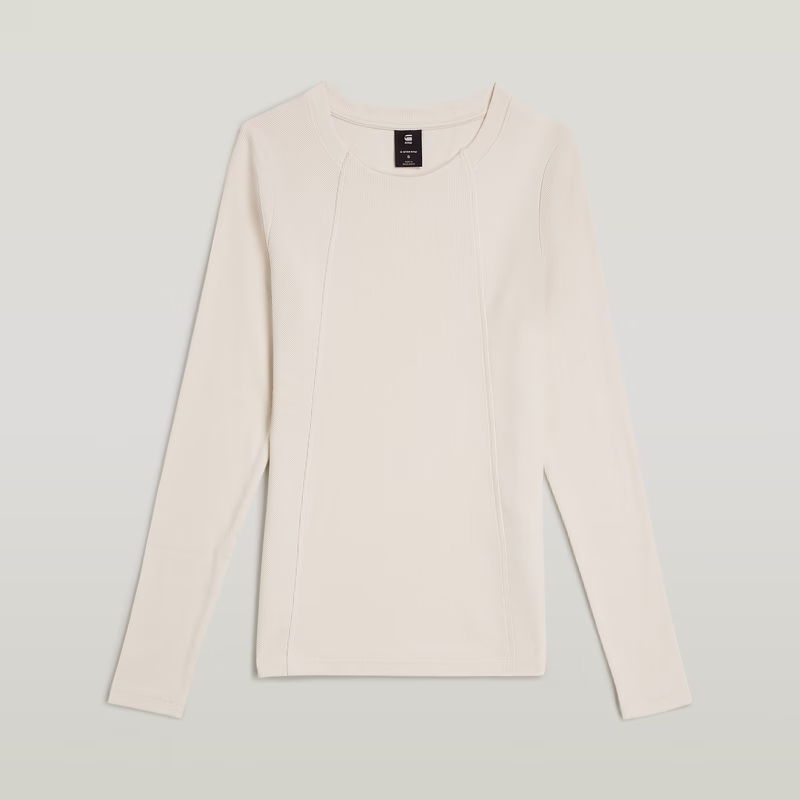 A-Line Slim Rib T-Shirt