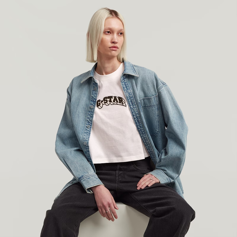 Felt Logo Boxy T-Shirt