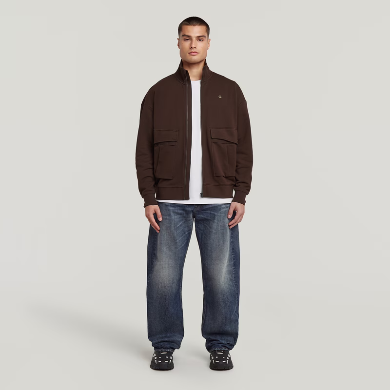 Rovic Full Zip Loose Sweater