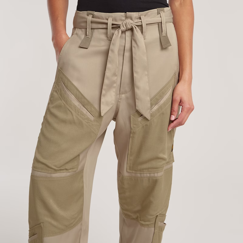 Tone On Tone Cargo Pants