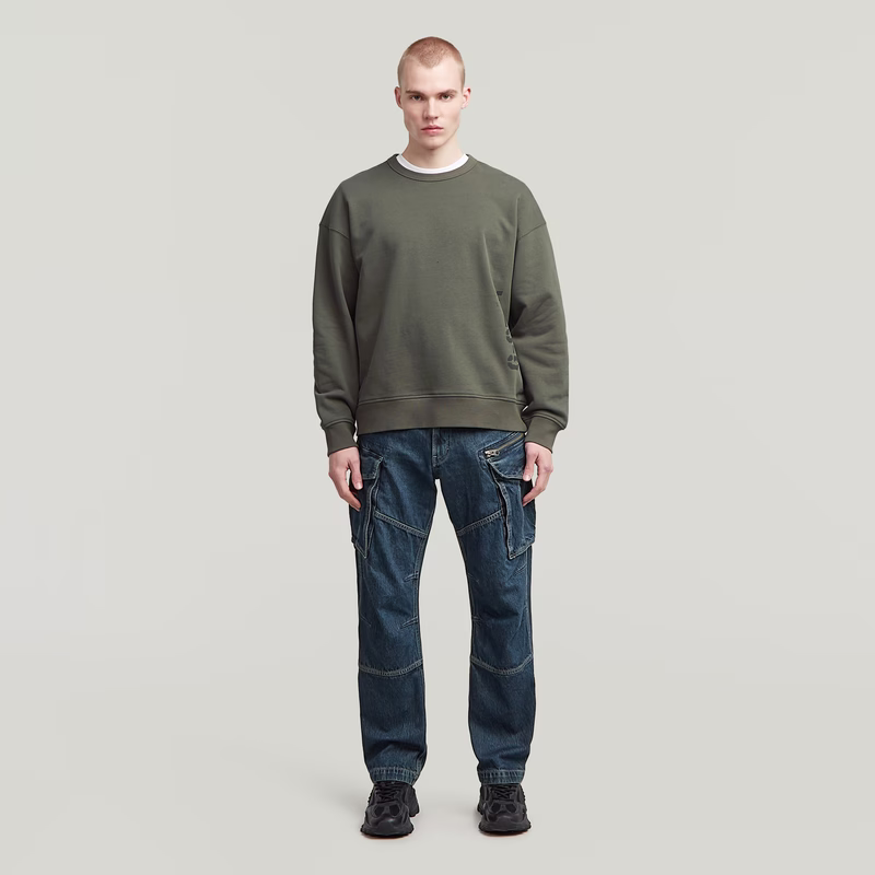 Sprayed 89 Graphic Loose Sweater
