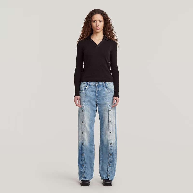 Judee Snaps Loose Jeans