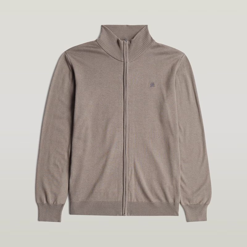 Core Zip Through Knit