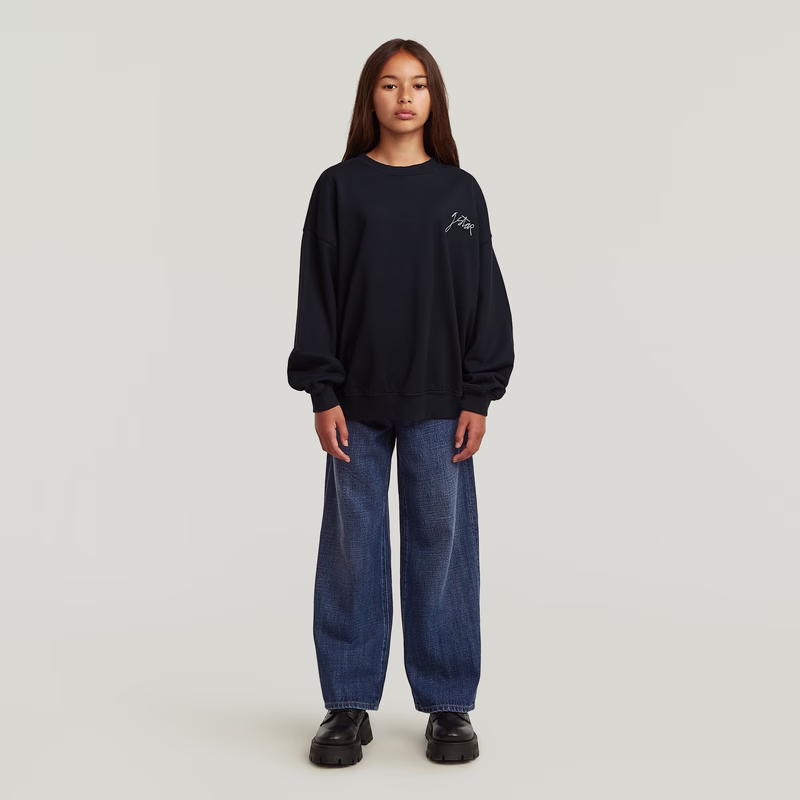 Girls Crew Oversized Sweater