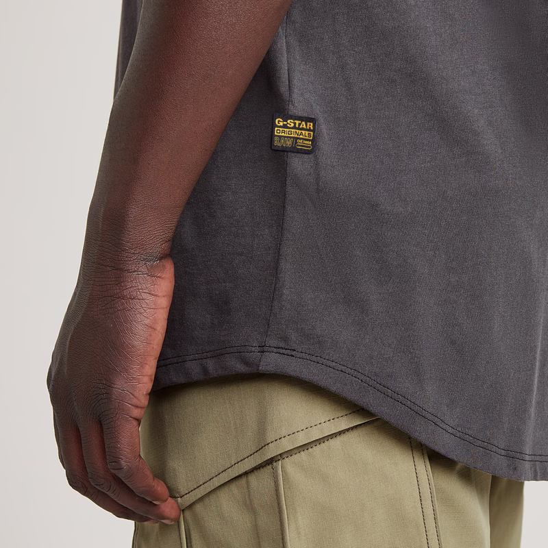 Text Back Graphic Overdyed Lash T-Shirt