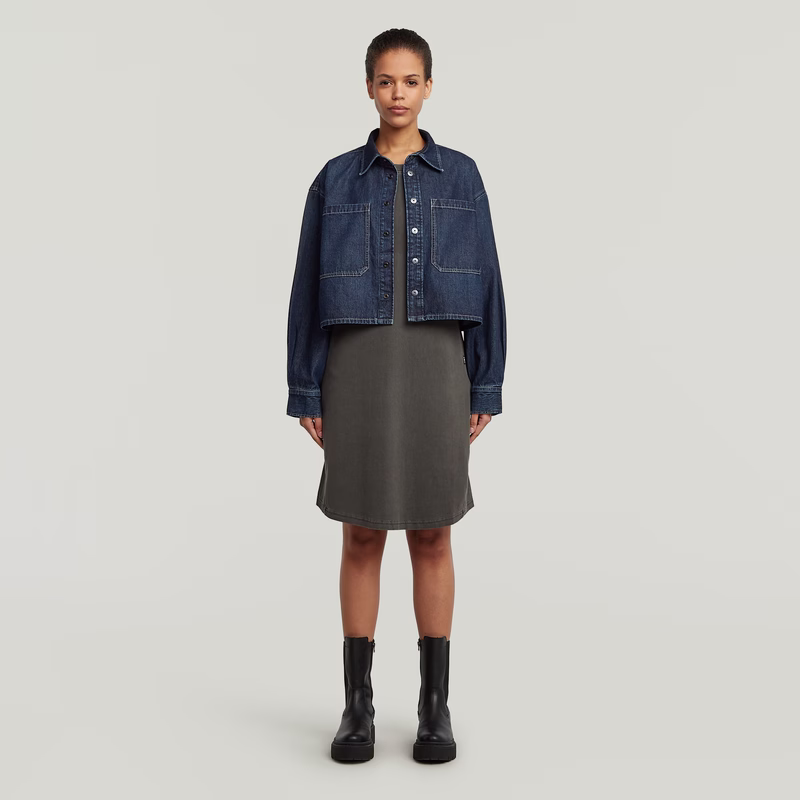 Seam Detail Loose Dress