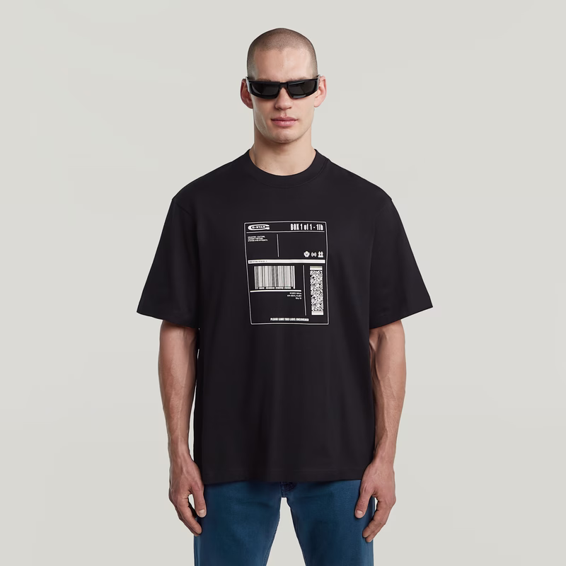 Shipping Graphic Boxy T-Shirt