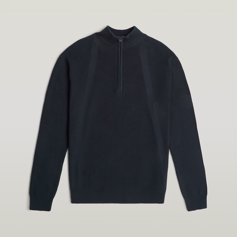 Structure Half Zip Knit