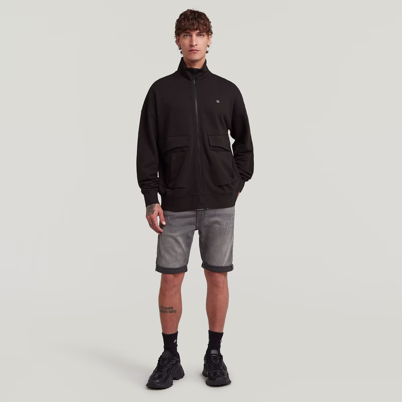 Rovic Full Zip Loose Sweater