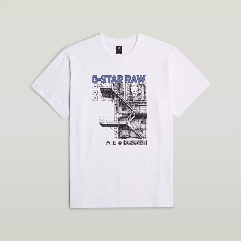 Stairs Graphic Loose T-Shirt