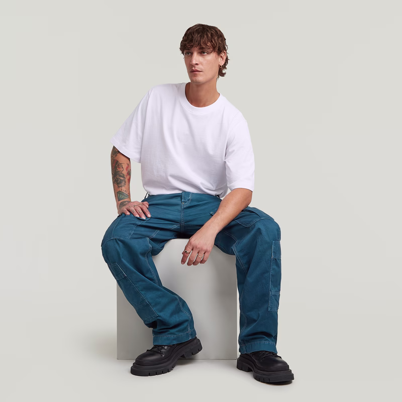 Bend 3D Cargo Loose Jeans