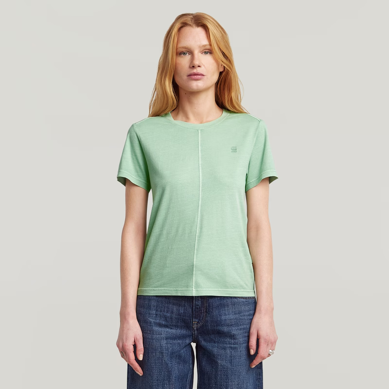 Overdyed Front Seam T-Shirt