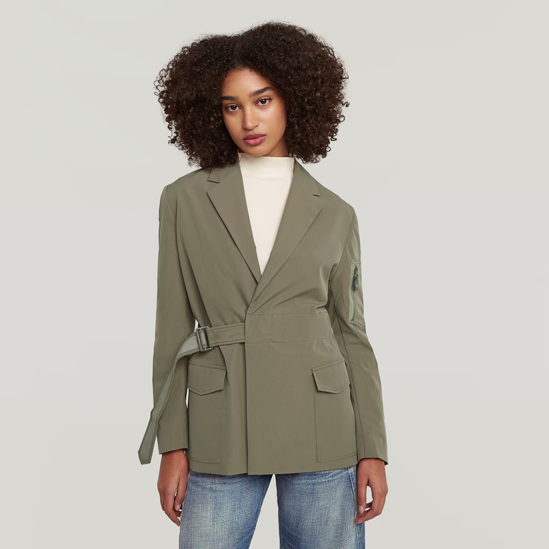 Belted Blazer