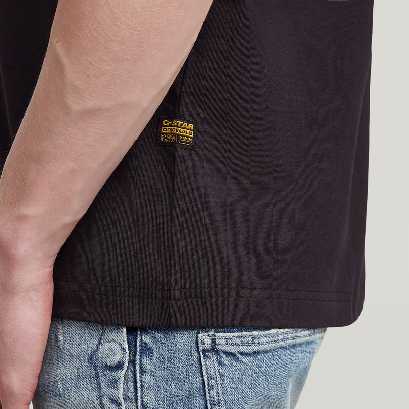 Fabric Mix Pocket T-Shirt