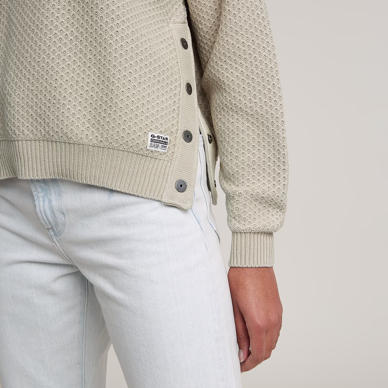 Overdyed Structure Knitted Sweater