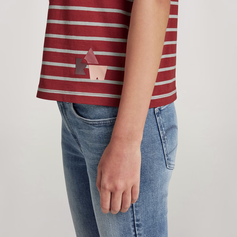 Stripe Small Graphic T-Shirt