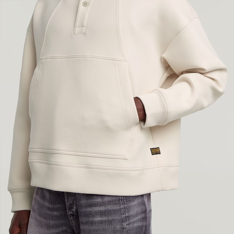 Scuba Polo Collar Loose Sweater