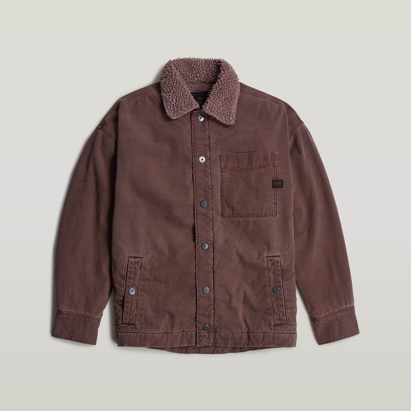 Boxy Fit Sherpa Jacket