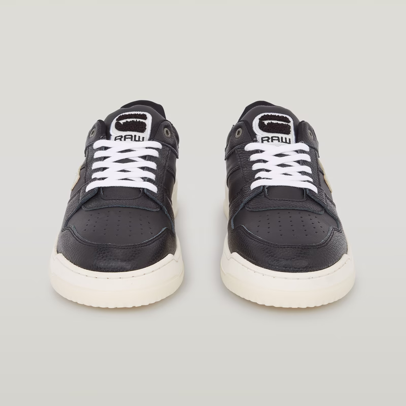 Grid Lea Sneakers
