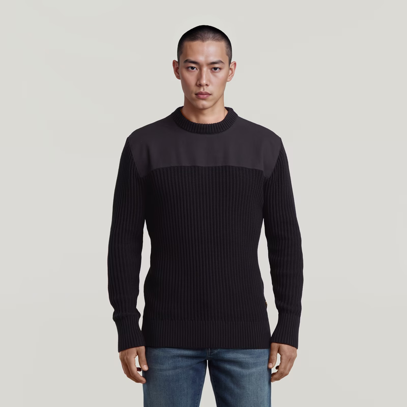 Army Rib Knit Pullover