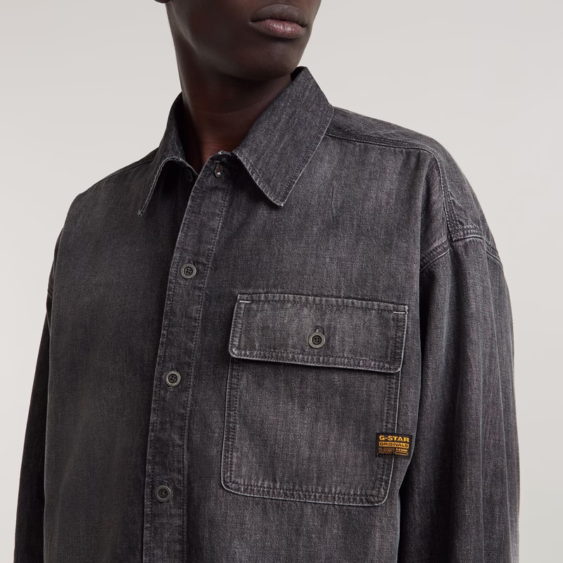 Boxy Flap Pocket Shirt