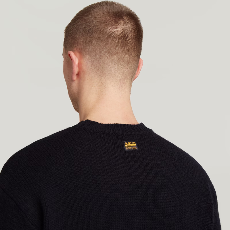 G Logo Relaxed Knit Pullover