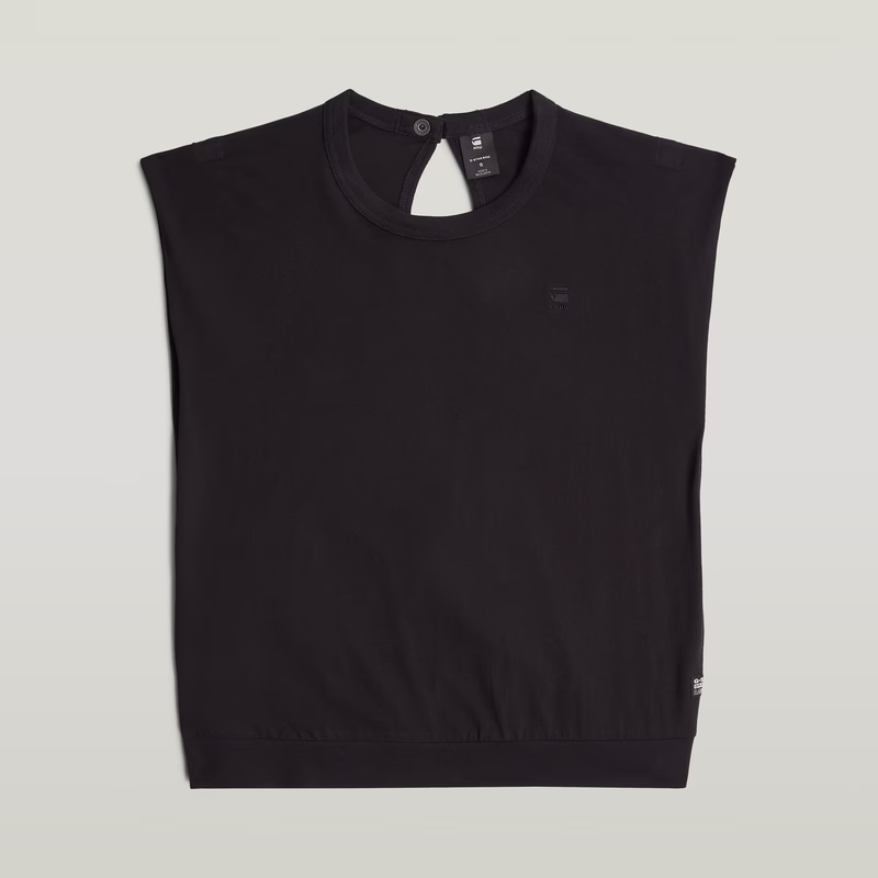 Open Back Loose Sleeveless Top