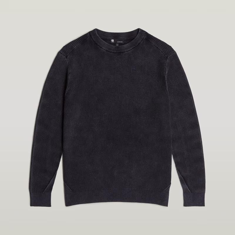 Serrated Knitted Sweater